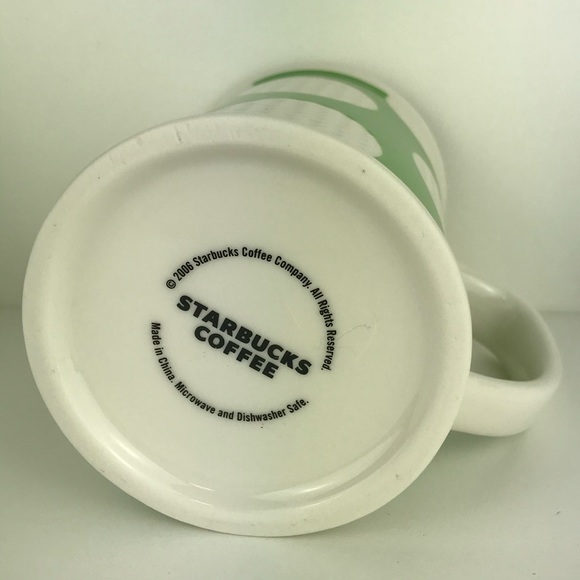 2006 Starbucks Coffee Golf Ball Mug Green 16 Ounce Tall Mug Cup - Picture 5 of 5